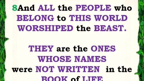 IS YOUR NAME WRITTEN IN THE BOOK OF LIFE? P1 OF 6
