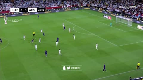 Lionel Messi 1 goal + 1 assist vs UAE - MASTER CLASS