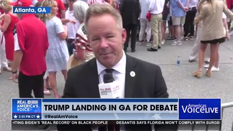 President Trump Soon To Land In Georgia For Debate