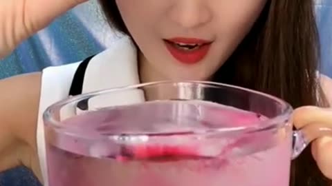 ASMR ice eating sounds