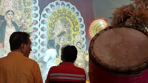 Goddess Durga arrives every year, the special and big festivals of Joy &happiness India#kolkata