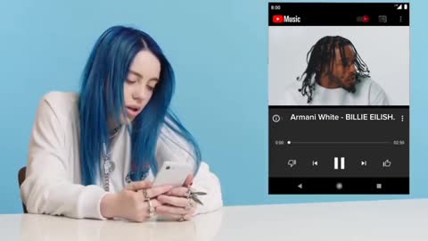 Billie Eilish Reacting to "BILLIE EILISH." by Armani White