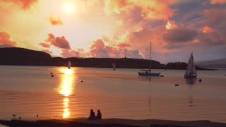 Cinemagraph of Scottish Sunset