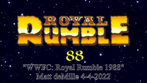 WWFC: Royal Rumble 88
