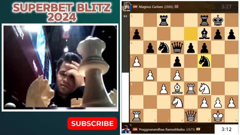 Praggnanandhaa Completely CRUSHED Magnus Carlsen in the Crucial Endgame | SUPERBET BLITZ 2024
