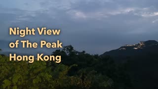 The peak Hong Kong Night View