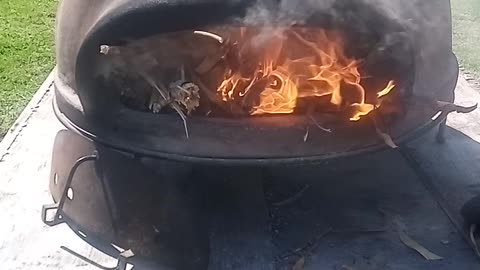 Calentando el horno