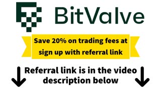 BitValve Crypto Exchange Referral Invite Code - Free Sign Up Bonuses