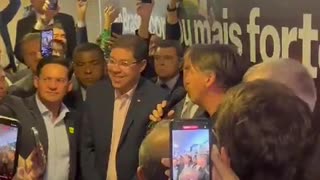Former President Bolsonaro speaks at his party's headquarters. He is waiting for a better parliament