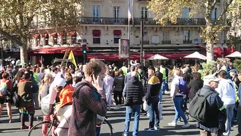 Manif du 16 oct. 21 anti-pass 💉- Bastille- Top départ !