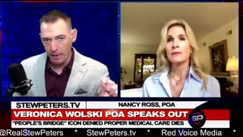 Stew Peters with Nancy Ross (POA) on Veronica Wolski's medical murder