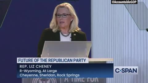 Liz Cheney Receives Huge Applause From Republicans For Speech Against Trump