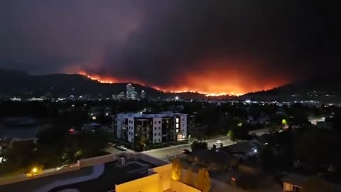 Several homes are allegedly destroyed as wildfires spiral out of control near #Kelowna