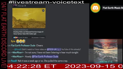 24/7 Flat Earth Discord !LIVE! - 3283 - https://discord.gg/flatearth