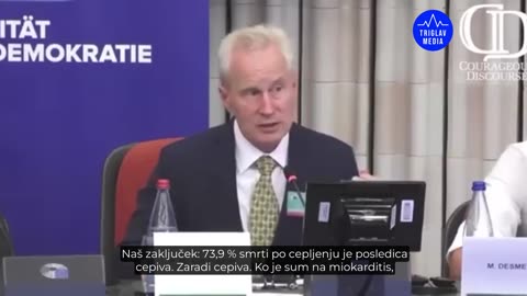 Dr. Peter McCullough v EU parlamentu o škodljivosti Cov-19 "cepiv" in SZO