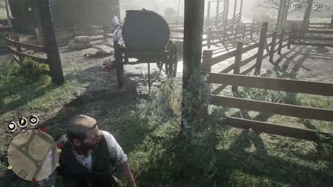 Red Dead Redemption 2 Oil wagon go BOOM