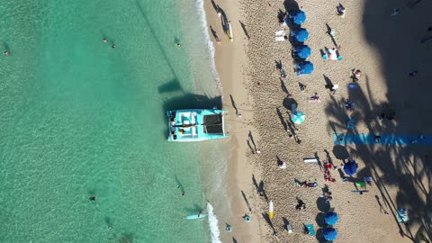 beach scene