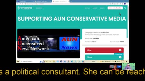 SUPPORTING AUN TV NETWORK OF CONSERVATIVE TELEVISION AND MEDIA