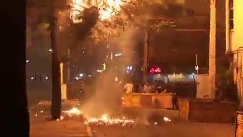 The protests continue tonight in Tehran and several cities in Iran despite a decrease in intensity