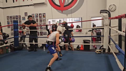 Joey sparring Dominick 2. 8/24/23