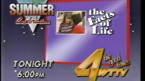 July 4, 1988 - WTTV 'Facts of Life' Promo