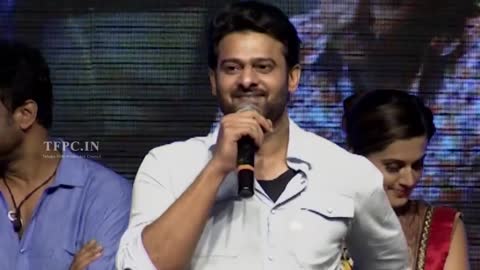 Prabhas Funny Comments On Taapsee Prabhas Speech @ Anando Brahma Pre Release Event TFPC
