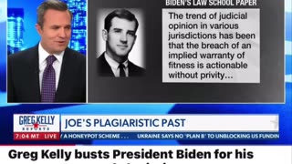 Bidens Plagiarism: Greg Kelly Busts O'Biden for his numerous acts of plagiarism