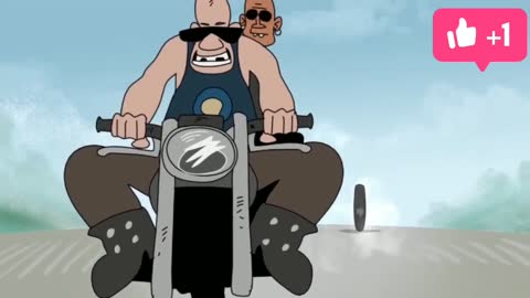 Animation Crazy Racer | Funny Cartoon