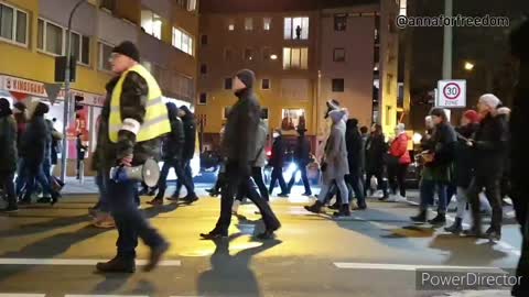 Nürnberg Spaziergang Demo 10.Jan.2022