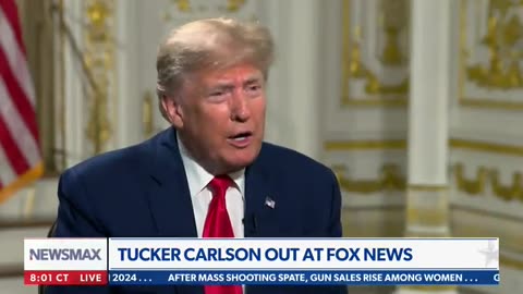 Donald Trump reacts to Tucker Carlson being fired from Fox News