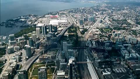 Toronto time lapse from the CN Tower