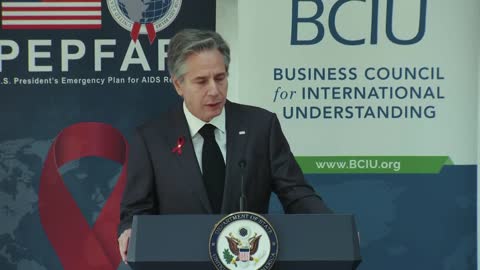 Secretary Blinken remarks at a World AIDS Day event hosted by (BCIU)