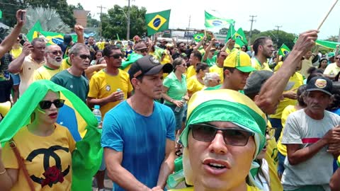 Manifestações em frente ao 50 Bis em Imperatriz Maranhão