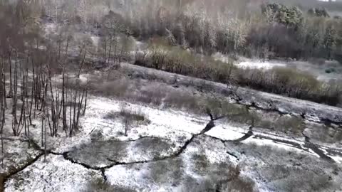 Video shows migrants at snowy Poland border