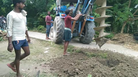 Electrical Paul drilling in the earth Bihar mein kaise karte hain pol sarvekshan