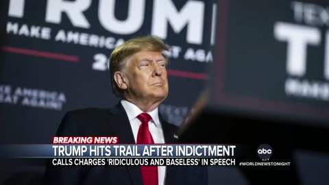 Trump makes 1st public remarks since federal indictment
