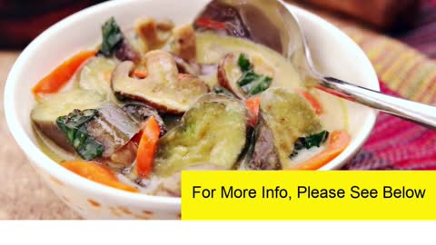 Simple Keto Vegetarian Meal Plan 😃 All Vegetable Thai Green Curry 😃 Short 1 minute summary! #shorts