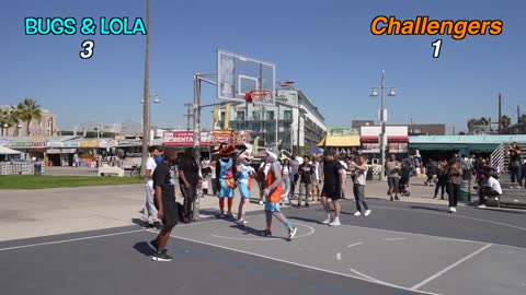 Bugs Lola Bunny TURN UP 2v2 In Real Life SpaceJamp4