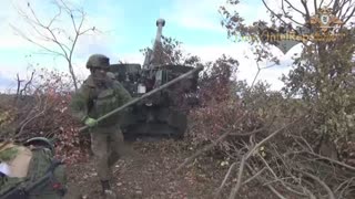 Russian artillery SMASHES Ukrainian positions in the Zaporozhye