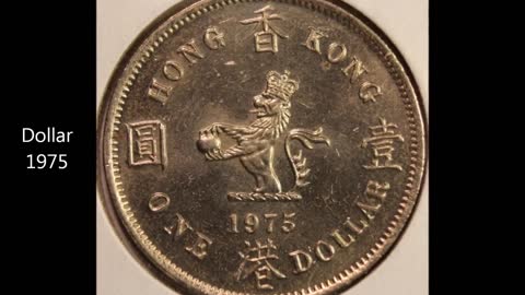 Hong Kong Dollar coin collection