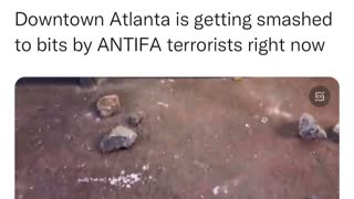 Antifa allowed to burn Atlanta