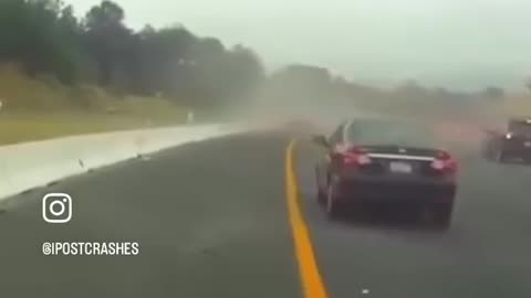 Wreckless Driver causes Very Bad Crash.