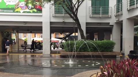 Short Video_ Synchronized Fountain in Singapore