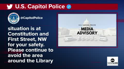 Capitol Police investigate 'active bomb threat' near Library of Congress