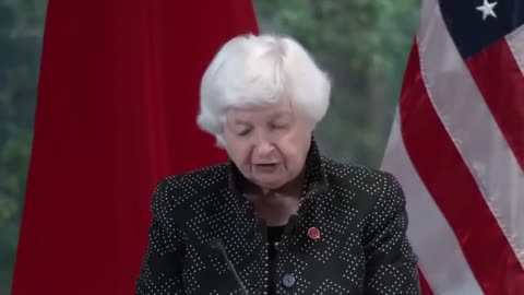 USA: Treasury Secretary Janet Yellen is in China!