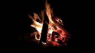 1 Hours 🔥Relaxing virtual fireplace with crackling fire sounds