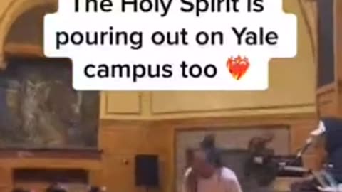 The Holy Spirit is pouring out on Yale campus