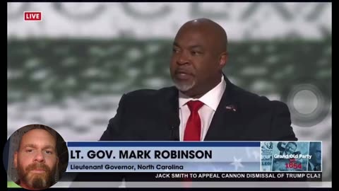 Mark Robinson speaks at the RNC. I love this man. He is amazing. An inspiration.