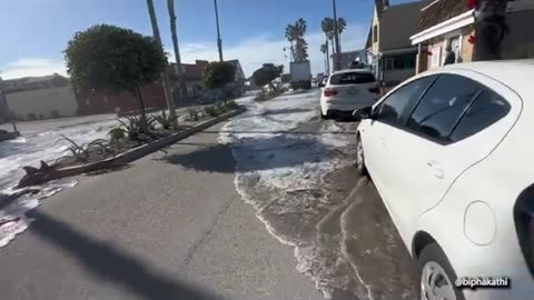 The ocean is angry at Virginia Beach.