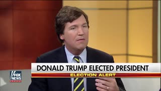 Tucker Carlson reacts to Trump winning the 2016 Presidential Election